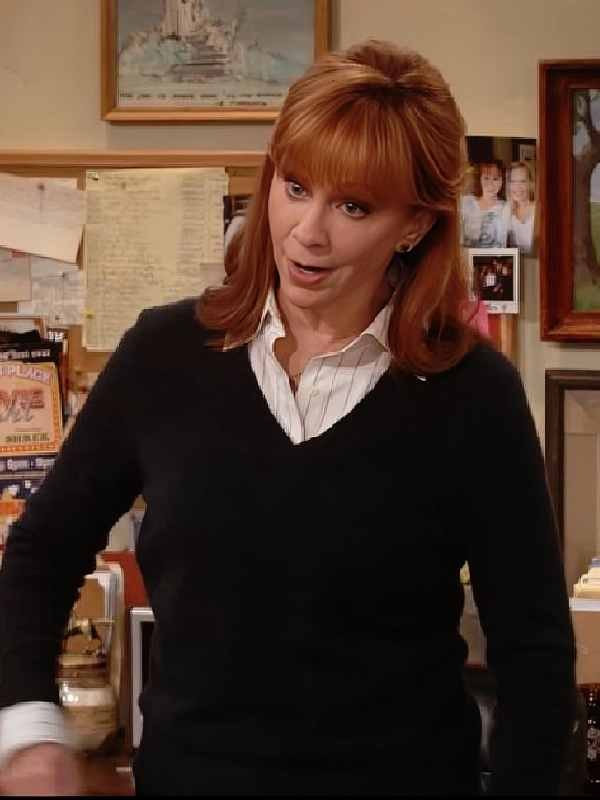Happy’s Place S2 Reba McEntire Black Sweater - Image 2