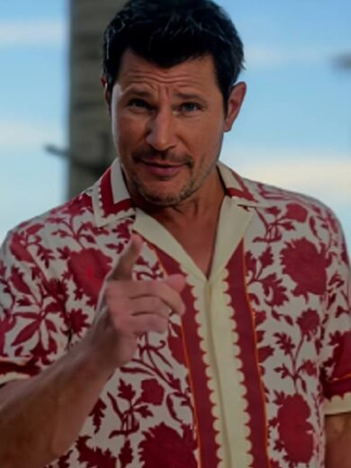 Perfect Match S3 Nick Lachey Red Floral Shirt
