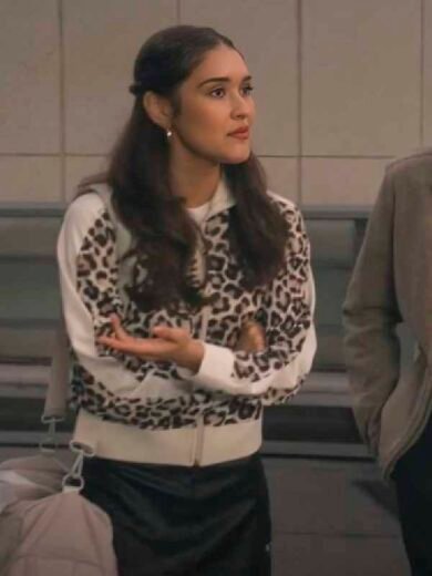 Running Point S2 Marissa Reyes Leopard Track Jacket