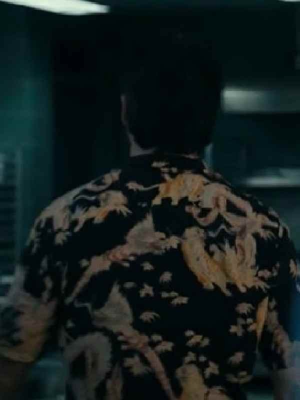 The Boys Karl Urban S5 Dragon Print Camp Shirt