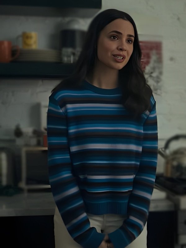 The Life List 2025 Sofia Carson Striped Sweater