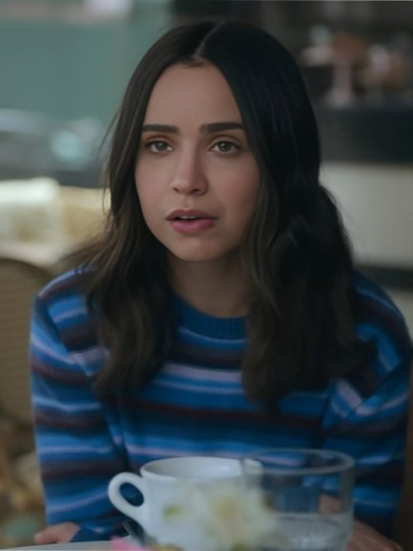 The Life List 2025 Sofia Carson Striped Sweater - Image 2