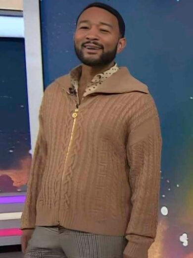 Today Show John Legend Brown Sweater