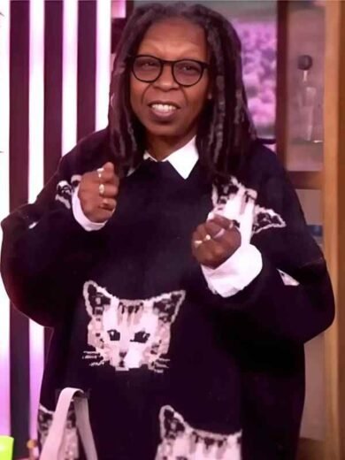 The View Whoopi Goldberg Cat Sweater