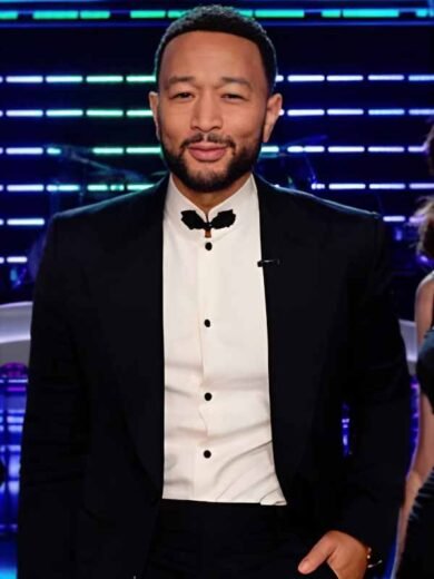 The Voice S29 John Legend Black Suit