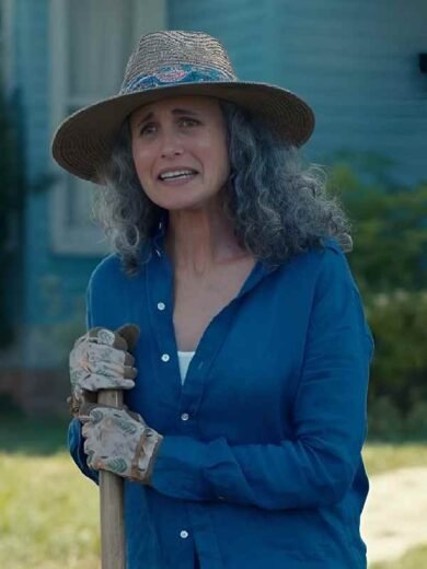The Way Home S4 Andie MacDowell Blue Shirt