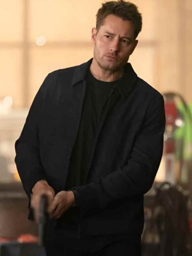 Tracker S3 Justin Hartley Navy Suede Jacket