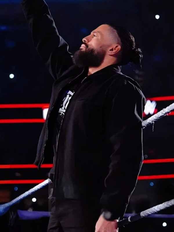 WWE Monday Night Raw Roman Reigns Black Jacket