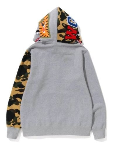 BAPE Camo Shark Gray Hoodie