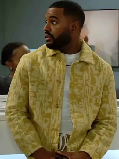 Beyond the Gates Sean Freeman Mustard Patterned Jacket