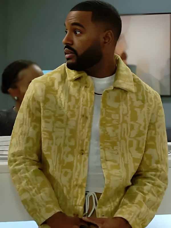 Beyond the Gates Sean Freeman Mustard Patterned Jacket