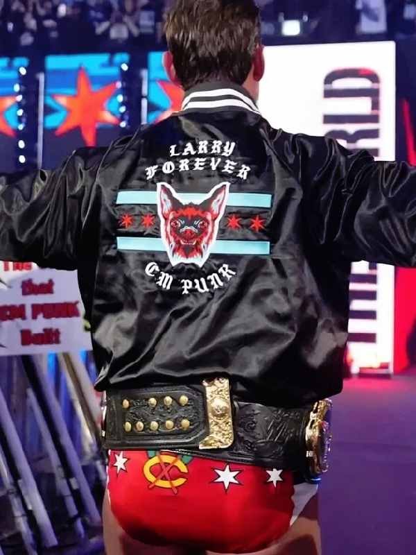 Elimination Chamber CM Punk Larry Forever Jacket