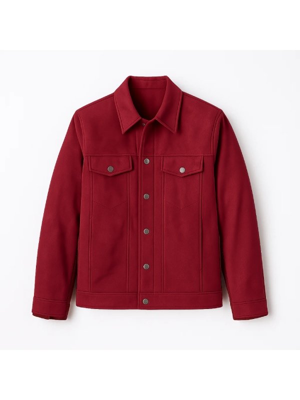 Finding Mr. Christmas S2 Craig Geoghan Suede Jacket