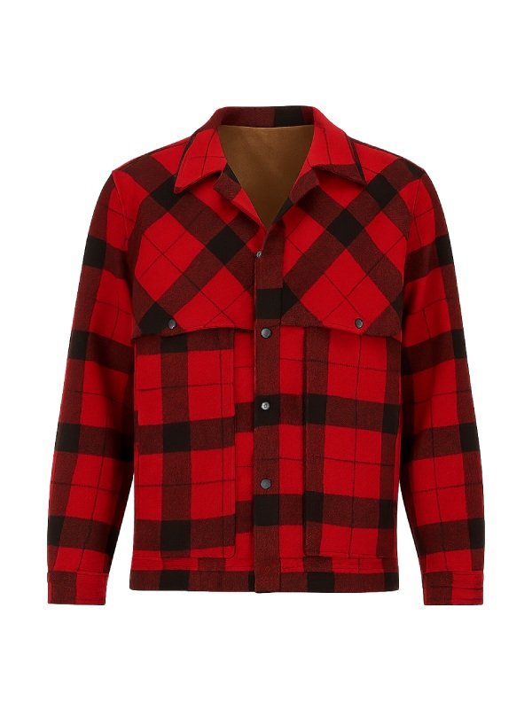 Finding Mr. Christmas S2 Jonathan Bennett Red Plaid Jacket