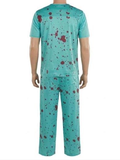 Halloween Doctor Blue Scrub Costume 2026