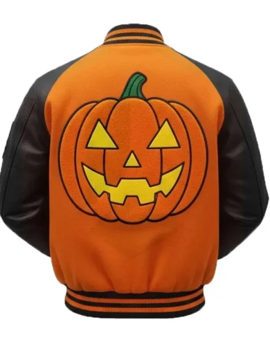 Pumpkin Crew Halloween Varsity Jacket