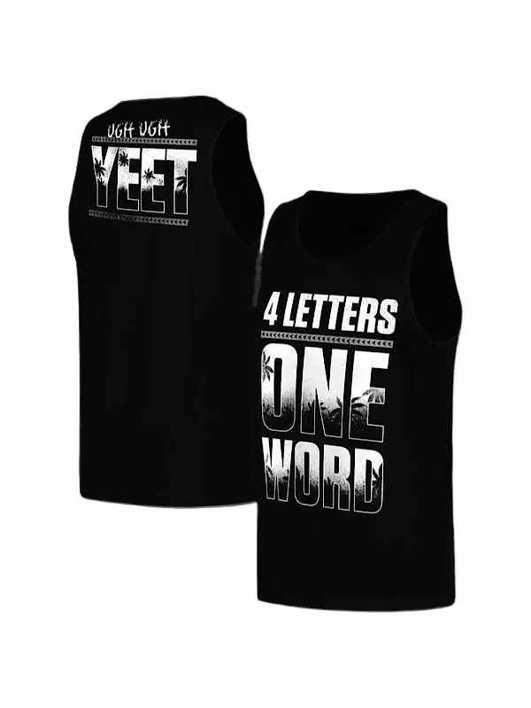 Jey Uso Monday Night RAW Black Tank Top