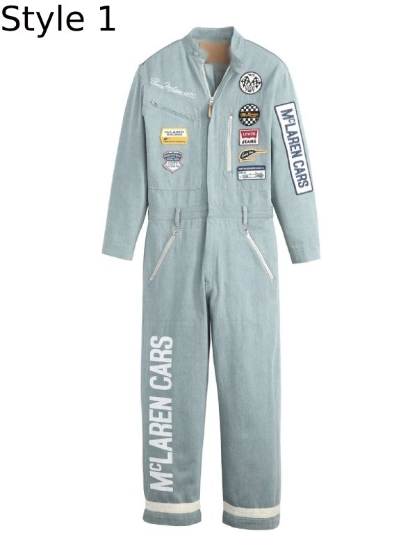 McLaren Team Retro-Inspired Denim Gear
