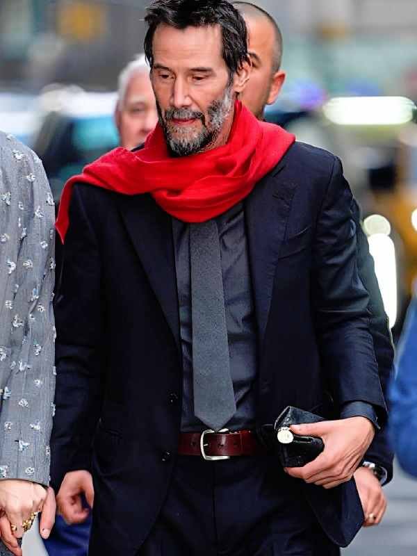 NYC 2026 Keanu Reeves Black Suit