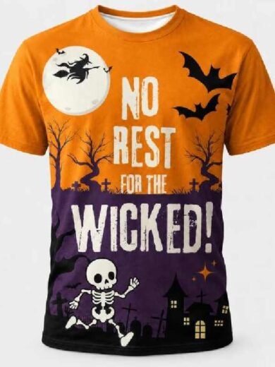 Halloween 2026 No Rest For The Wicked T-Shirt