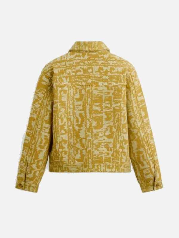 Beyond the Gates Sean Freeman Mustard Patterned Jacket