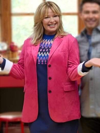 Finding Mr Christmas S2 Melissa Peterman Pink Blazer