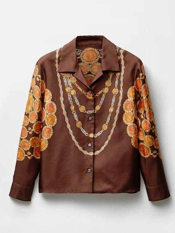 The View Sunny Hostin Printed Blouse