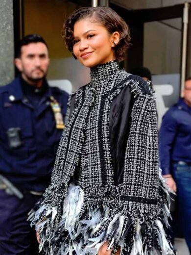Good Morning America 2026 Zendaya Tweed Jacket
