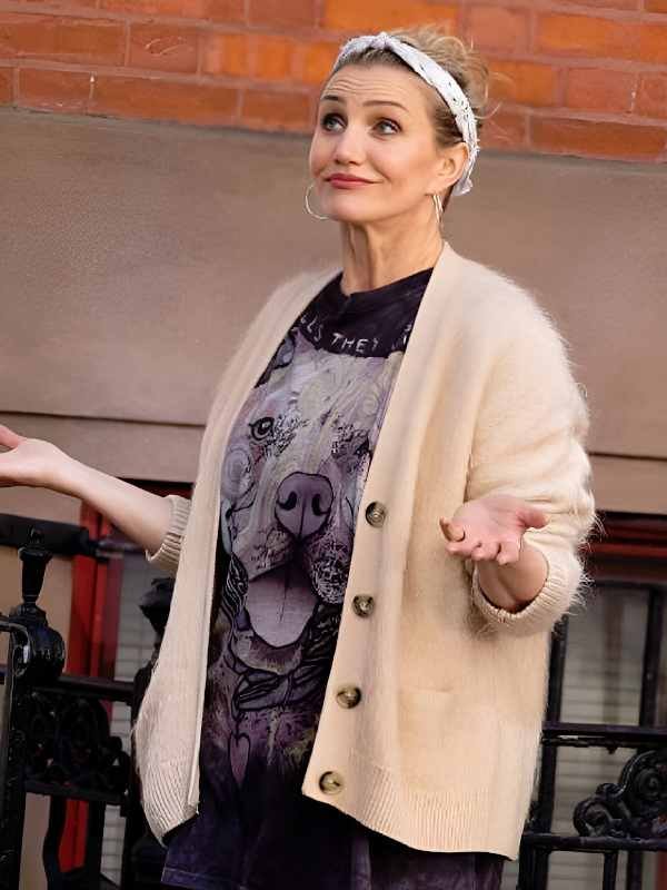 The Sham Cameron Diaz Beige Cardigan