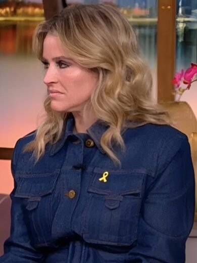 The View 2025 Sara Haines Belted Safari Denim Jacket