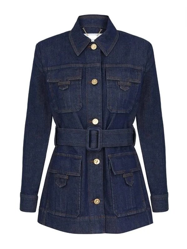 The View 2025 Sara Haines Belted Safari Denim Jacket
