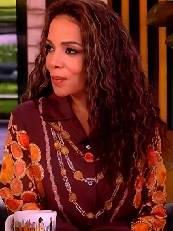 The View Sunny Hostin Printed Blouse